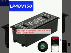 48V 105Ah 51.2V LiFePO4 Kit de conversão de bateria de carrinho de golfe