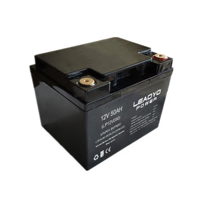 Baterias de ciclo profundo recarregáveis ​​com estojo aparafusável, baterias de lítio 12V 50ah Rv