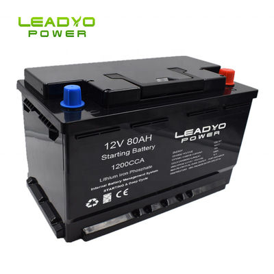 comprar lítio de 12V 80Ah 1200CCA que liga a bateria para o fuzileiro naval do carro do automóvel fabricação em linha