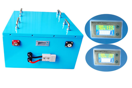 comprar Baterias com erros 48V 100Ah do golfe recarregável, lítio profundo Ion Batteries With LCD do ciclo fabricação em linha