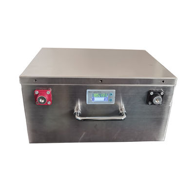 Bateria de lítio personalizada de 72V 50Ah LiFePO4 para auto-riquixá Bateria de motocicleta elétrica com tela LED