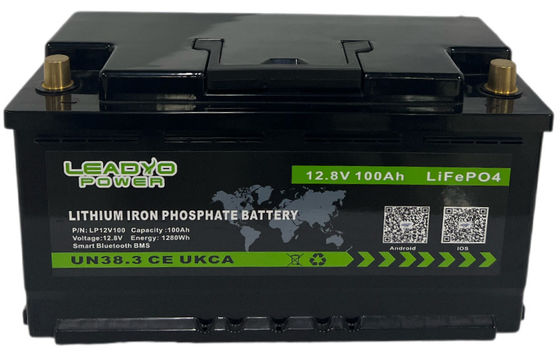 comprar 12V 100AH ciclo profundo Lifepo4 Bateria com suporte Blutooth / LCD personalizado fabricação em linha