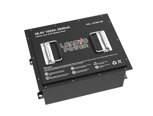 Carrinho de golfe Baterias de lítio 36V 100Ah 38.4V Bateria