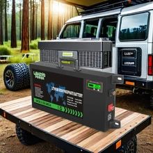 12V 120Ah Slimline LiFePO4 Bateria com terminais M8 Compacto tamanho
