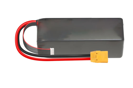 comprar 6S 22.2V 22Ah LiPo Estado semi-sólido Íon de lítio Cargo UAV Industrial VTOL RC Drone Bateria de lítio fabricação em linha