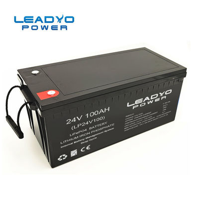 energia renovável e fuzileiro naval de Ion Deep Cycle Battery For do lítio de 100ah 24V