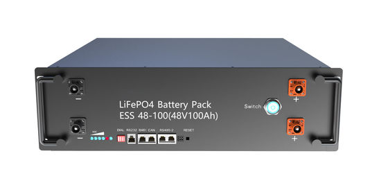 Micro Vision 48V 50Ah montagem em rack Telecom Lifepo4 bateria 2,5 Kw para sistema solar