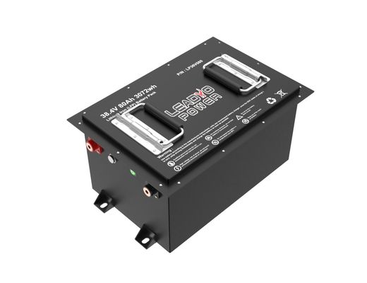 LiFePO4 Carrinho de golfe 48V 51.2V 100Ah Baterias LFP de ferro de lítio com ecrã LCD LED / carregador