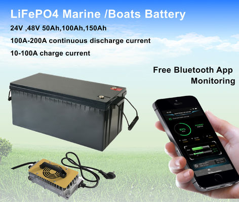 Bom preço Com bateria de lítio RS485 CAN 48V 51.2V 100Ah 48V baterias barco LiFePO4 48V 100Ah on-line