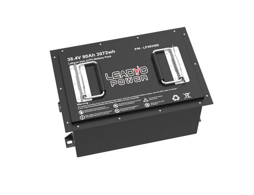 Carrinho de golfe de lítio 36V 38.4V 80Ah LiFePO4 LFP Bateria Pack Com LCD LED Display / Carregador