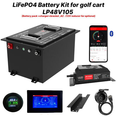 Bom preço Bateria de lítio para carrinho de golfe de 48V 105Ah - Série de energia on-line