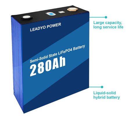Bom preço LiFePO4 estado semi-sólido 3.2V 280Ah Pilhas de lítio primáticas on-line