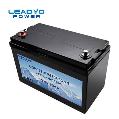 Bom preço bateria do fosfato do ferro do lítio da bateria 12V da baixa temperatura LiFePO4 de 12kg 90Ah on-line