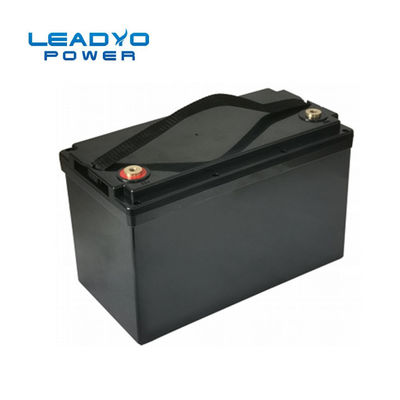 Bom preço Caixa do ABS de Screwable do preto da bateria 12V 100ah 1280Wh de Leadyo Smart BMS Lifepo 4 on-line