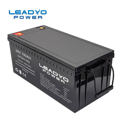 Lítio Ion Battery LiFeP04 de Bluetooth 24V 100ah impermeável para iate do barco de E