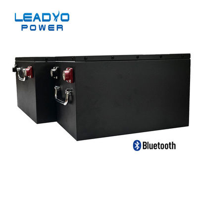 Bom preço Bateria 100ah Lifepo4 525x234x220mm do carrinho de golfe do lítio da caixa 36V do metal on-line